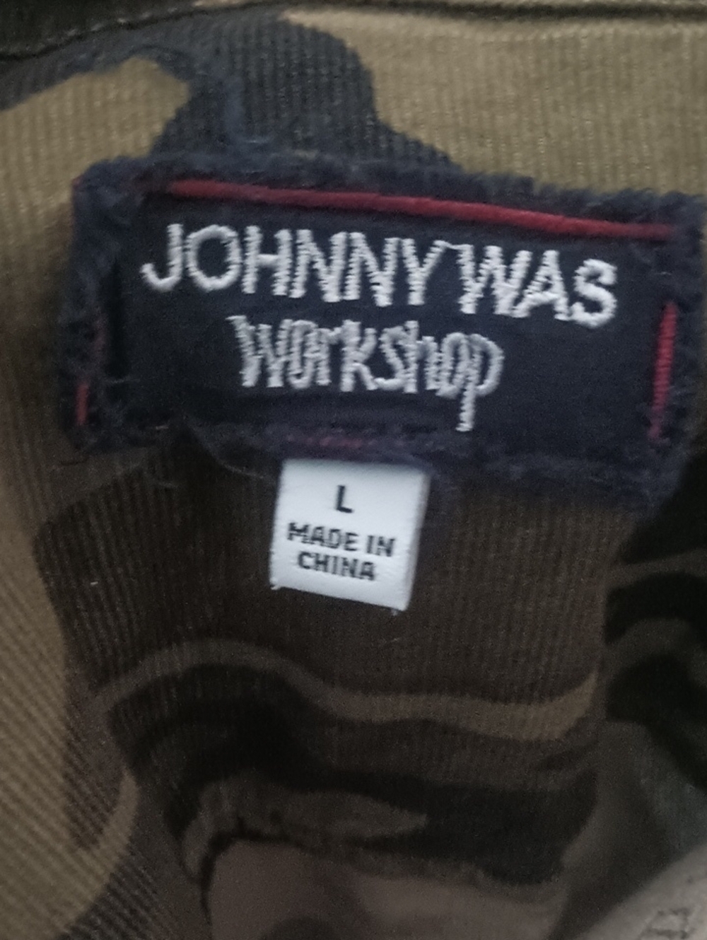 Johnny Was Olive Green Camo Embroidered Utility Jacket - Picture 2 of 8